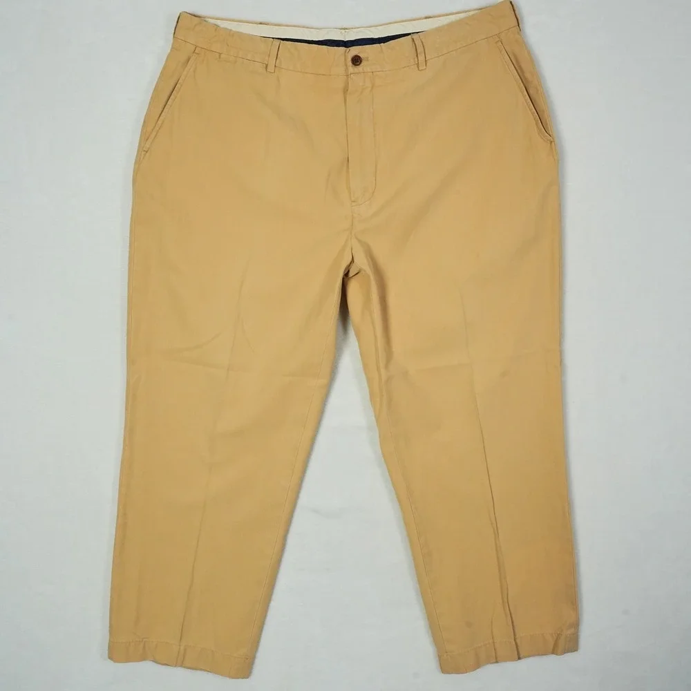 Polo Ralph Lauren Men 40x30 (Fits 39x26) Silk Blend Flat Front‎ Chino Pants